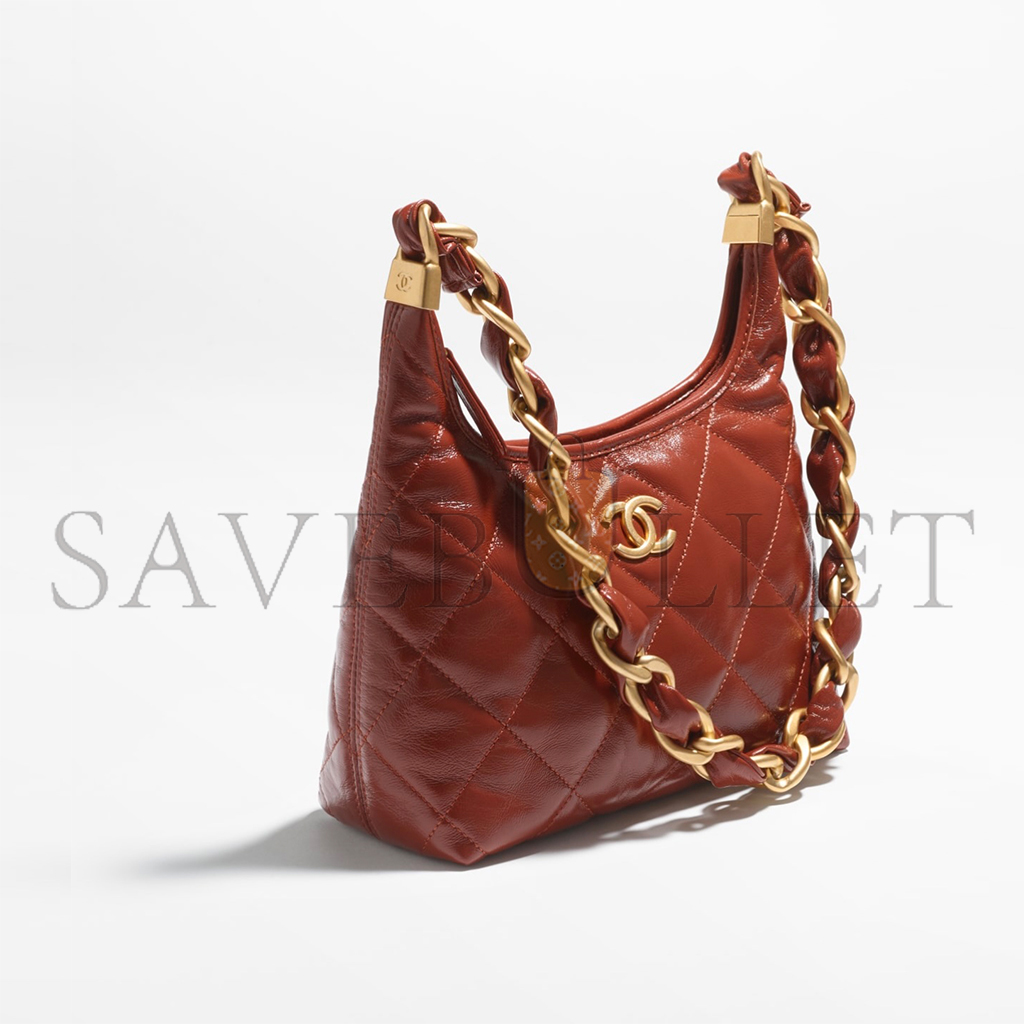 Ch*el 24a hobo bag as4922 (22.5*19.5*8.5cm)